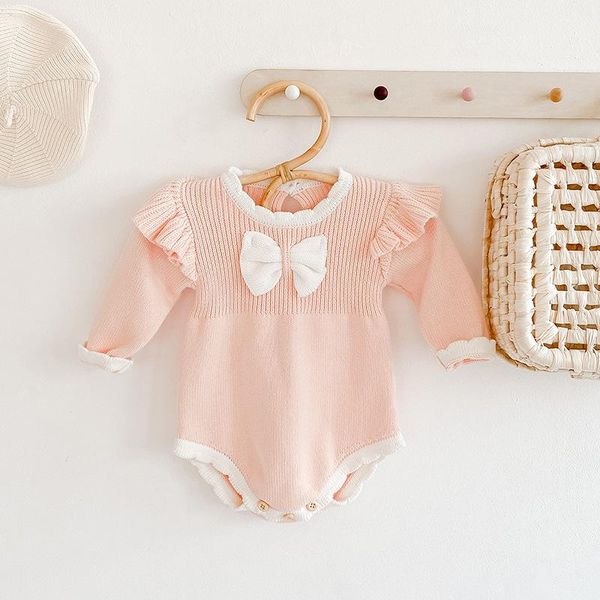 pullover sweater girl baby long-sleeved bowknot one-piece triangle bag hip round neck climber pink autumn winter soft cotton cute clothes, Blue
pullover sweater girl baby long-sleeved bowknot one-piece triangle bag hip round neck climber pink autumn winter soft cotton cute clothes, Blue