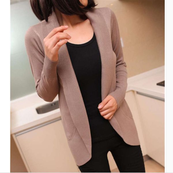 autumn winter new women long sleeve knitted sweater casual solid scarf collar cardigans sweaters8uy, Black
autumn winter new women long sleeve knitted sweater casual solid scarf collar cardigans sweaters8uy, Black
