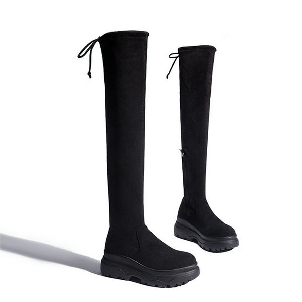 jianbudan platform wedge women's autumn thigh winter plush over the knee female stretch high heel boots 34-40 y200115, Black
jianbudan platform wedge women's autumn thigh winter plush over the knee female stretch high heel boots 34-40 y200115, Black