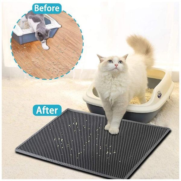 cat beds & furniture waterproof pet litter mat double layer bed pads trapping pets box product for cats house clean
cat beds & furniture waterproof pet litter mat double layer bed pads trapping pets box product for cats house clean