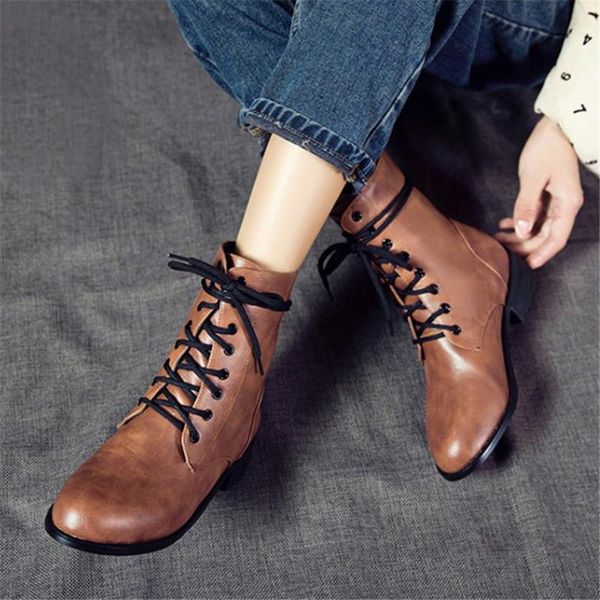boots pxelena large size 34-45 women low heels lace up winter shoes combat motorcycle riding ankle black
boots pxelena large size 34-45 women low heels lace up winter shoes combat motorcycle riding ankle black