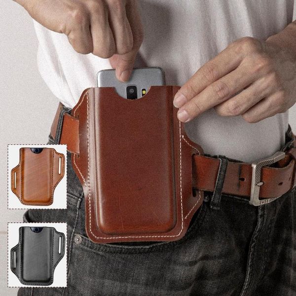 waist bags 2021 retro men genuine leather cellphone loop holster case belt bag props purse 6.3inch phone holder
waist bags 2021 retro men genuine leather cellphone loop holster case belt bag props purse 6.3inch phone holder