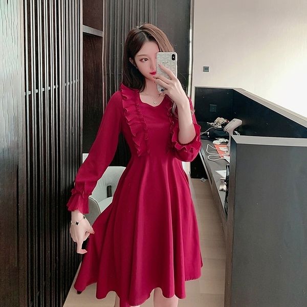 lecfl women's short aline skirt 2020 autumn new french temperament first love skirt chiffon red long sleeve online short dress dress 6x, Black;gray
lecfl women's short aline skirt 2020 autumn new french temperament first love skirt chiffon red long sleeve online short dress dress 6x, Black;gray