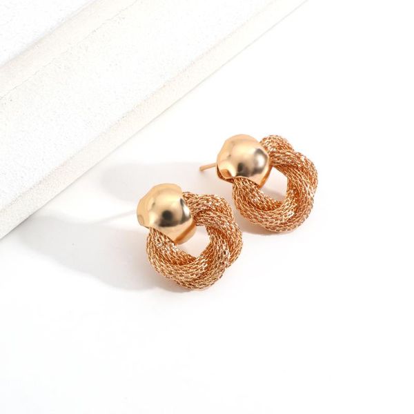 aensoa alloy twist drop earrings fashion small round planted gold pendant earrings luxury dangle for women jewelry, Silver
aensoa alloy twist drop earrings fashion small round planted gold pendant earrings luxury dangle for women jewelry, Silver