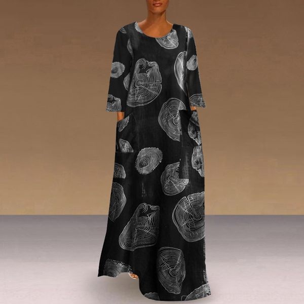 eemuf autumn summer 2020 dress printed o-neck dress pocket long large sleeve casual women's large ja2dy, Black;gray
eemuf autumn summer 2020 dress printed o-neck dress pocket long large sleeve casual women's large ja2dy, Black;gray