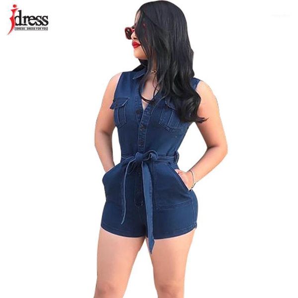 idress 2020 femme summer turn down collar denim jumpsuit bodycon sleeveless button rompers overalls womens jeans playsuit1, Black;white
idress 2020 femme summer turn down collar denim jumpsuit bodycon sleeveless button rompers overalls womens jeans playsuit1, Black;white