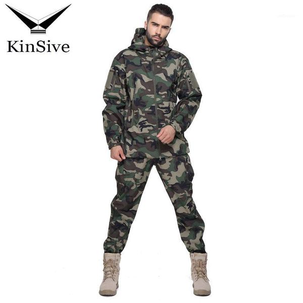 tactical softshell camouflage suit men army warm uniform waterproof windproof men clothing tracksuit two piece sets1, Gray
tactical softshell camouflage suit men army warm uniform waterproof windproof men clothing tracksuit two piece sets1, Gray