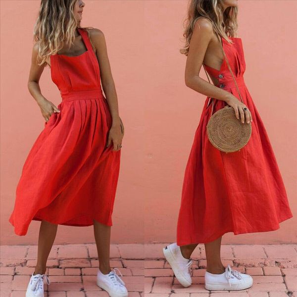 fashion women ladies solid holiday boho strappy slim casual long dress evening party club summer beach sundress s xl, Black;gray
fashion women ladies solid holiday boho strappy slim casual long dress evening party club summer beach sundress s xl, Black;gray