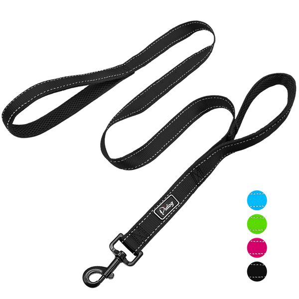 two nylon reflective double handle traffic dog belts, medium sized dogs for greater safety control
two nylon reflective double handle traffic dog belts, medium sized dogs for greater safety control