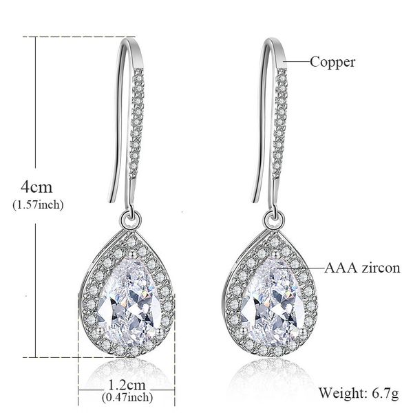 shaped classic water drop cubic sale zirconia for women girls bridal big hook earrings jewelry brides bridesmaid gif wa2i, Silver
shaped classic water drop cubic sale zirconia for women girls bridal big hook earrings jewelry brides bridesmaid gif wa2i, Silver