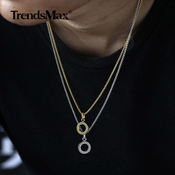 chains trendsmax pendant necklace for mens boys gold silver color round box stainless steel chain original jewelry tns001
chains trendsmax pendant necklace for mens boys gold silver color round box stainless steel chain original jewelry tns001