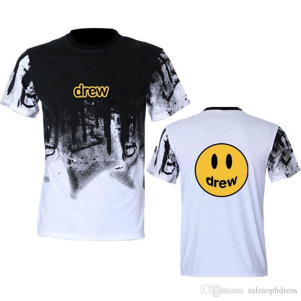 new mens designer t shirts drew and smile print pattern short sleeved silk tees casual mens womens slim fashion tshirts m-3xl, White;black
new mens designer t shirts drew and smile print pattern short sleeved silk tees casual mens womens slim fashion tshirts m-3xl, White;black