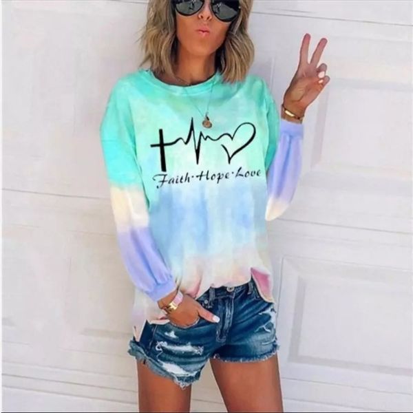 autumn 2020 new women's wear gradual change t-shirt round neck leisure long sleeve t-shirt for women gfmch, White
autumn 2020 new women's wear gradual change t-shirt round neck leisure long sleeve t-shirt for women gfmch, White