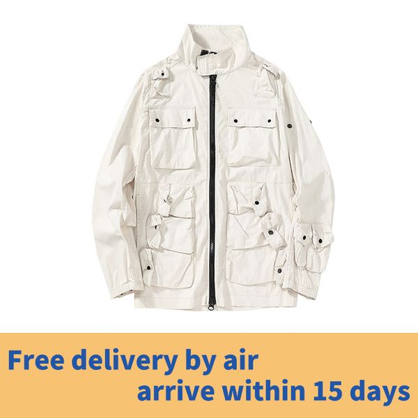 stone pirates 20ss old dyeing multi pocket work jacket spring and autumn thin stand collar solid color coat, Black;brown
stone pirates 20ss old dyeing multi pocket work jacket spring and autumn thin stand collar solid color coat, Black;brown