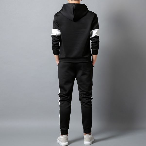 white black men hoodies set fashion autumn brand casual tracksuit mens set sports two piece patchwork hoodie pant male suit 201204, Gray
white black men hoodies set fashion autumn brand casual tracksuit mens set sports two piece patchwork hoodie pant male suit 201204, Gray