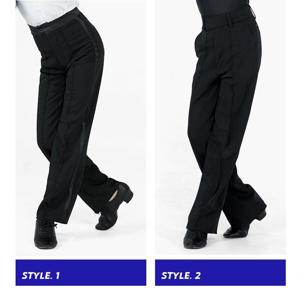 black latin modern ballroom performance trousers boys men latin dance pants, Black;red
black latin modern ballroom performance trousers boys men latin dance pants, Black;red