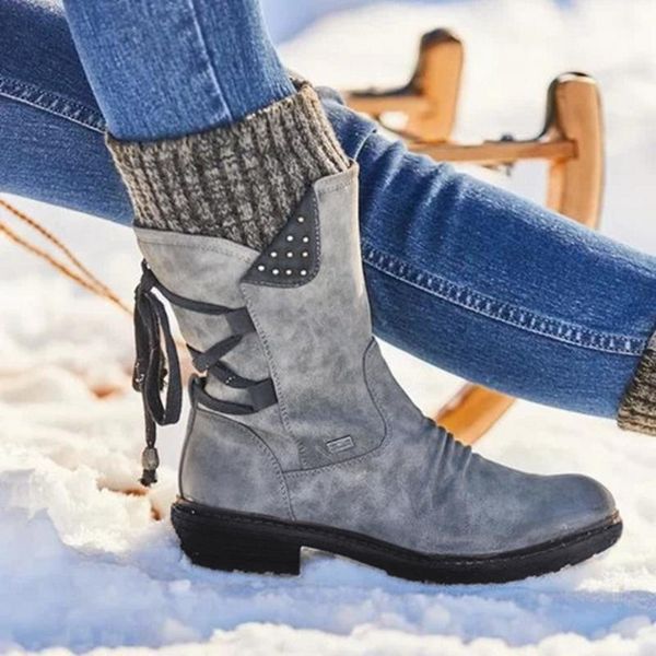monerffi winter shoes women boots basic women mid-calf boots round toe zip platform decor female shoes warm lace up, Black
monerffi winter shoes women boots basic women mid-calf boots round toe zip platform decor female shoes warm lace up, Black