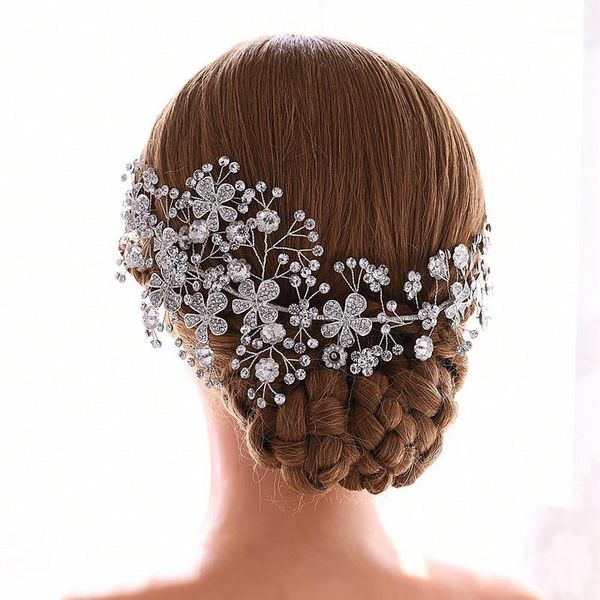 hair clips & barrettes slbridal handmade silver color crystal rhinestone pearl flower leaf wedding tiara headband bridal accessories women j, Golden;silver
hair clips & barrettes slbridal handmade silver color crystal rhinestone pearl flower leaf wedding tiara headband bridal accessories women j, Golden;silver