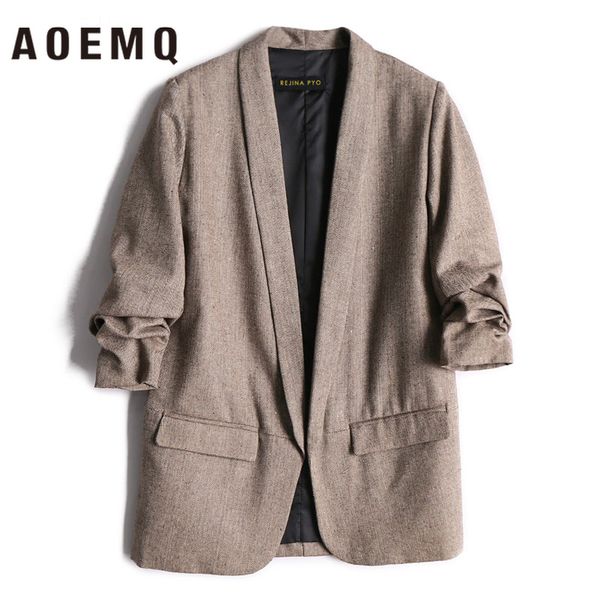aoemq women fall jackets deep color with pocket coats lady office wear open stitch mature cold season coats outwear clothing 1014, Black;brown
aoemq women fall jackets deep color with pocket coats lady office wear open stitch mature cold season coats outwear clothing 1014, Black;brown