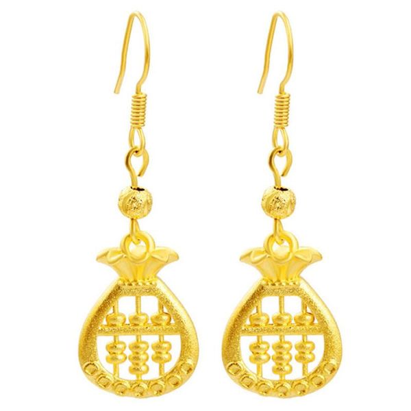 Light Yellow Gold Color Alloy Blessing Bag Shape Drop Earrings for Women Abacus Charm Jewelry, Silver
Light Yellow Gold Color Alloy Blessing Bag Shape Drop Earrings for Women Abacus Charm Jewelry, Silver