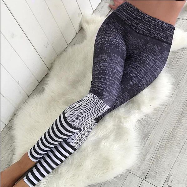 2018 fitness fashion polyester leggings striped pattern digital printed women workout slim leggings drop shipping, Black
2018 fitness fashion polyester leggings striped pattern digital printed women workout slim leggings drop shipping, Black