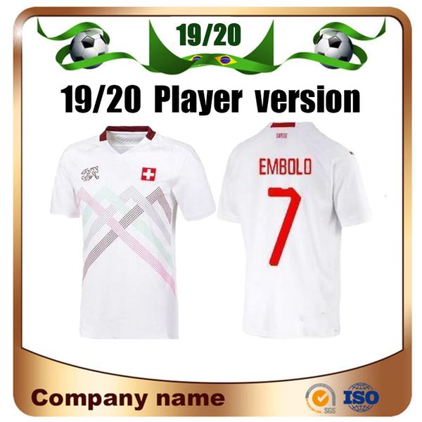 2020 версии европейской швейцарии игрока футбол джерси 19/20 away akanji закария родригес elvedi футбол рубашка национальной футбольная кома, Black;yellow
2020 версии европейской швейцарии игрока футбол джерси 19/20 away akanji закария родригес elvedi футбол рубашка национальной футбольная кома, Black;yellow