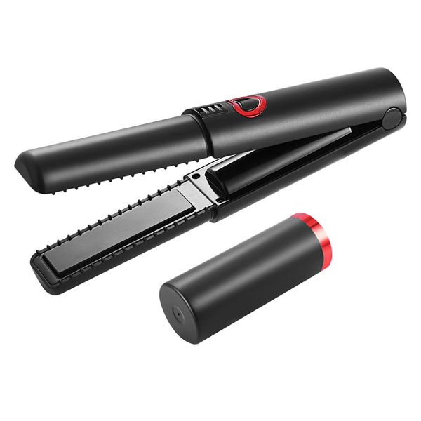 hair straighteners cordless mini straightener usb rechargeable ceramic tourmaline with 3d floating board, Black
hair straighteners cordless mini straightener usb rechargeable ceramic tourmaline with 3d floating board, Black