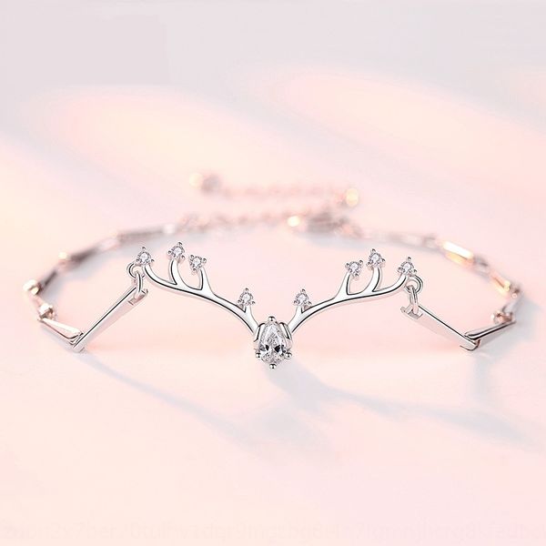 s925 pure silver deer has you ladyjapanese and korean personality simple temperament stone stone bracelet mori antler zircon bracelet elw8b, Golden;silver
s925 pure silver deer has you ladyjapanese and korean personality simple temperament stone stone bracelet mori antler zircon bracelet elw8b, Golden;silver