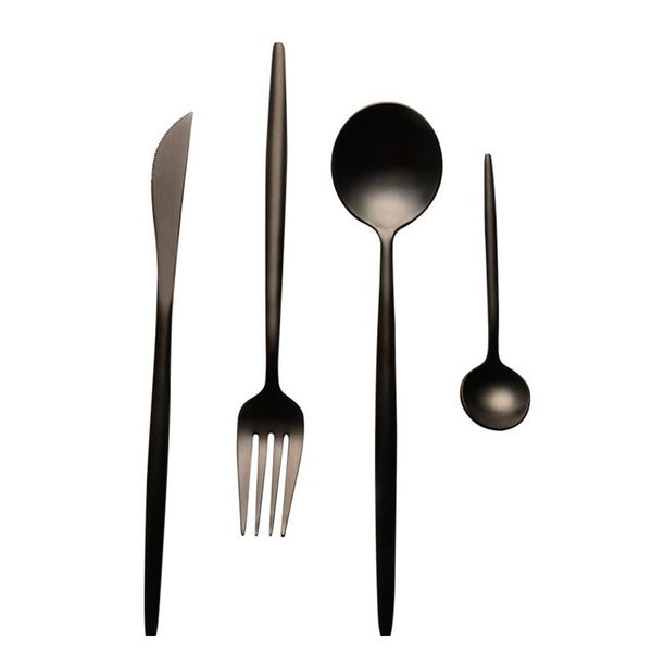 4pcs/set 316 stainless steel dinnerware black cutlery set fork teaspoon knife craft portug sqcpdo dh_seller2010
4pcs/set 316 stainless steel dinnerware black cutlery set fork teaspoon knife craft portug sqcpdo dh_seller2010
