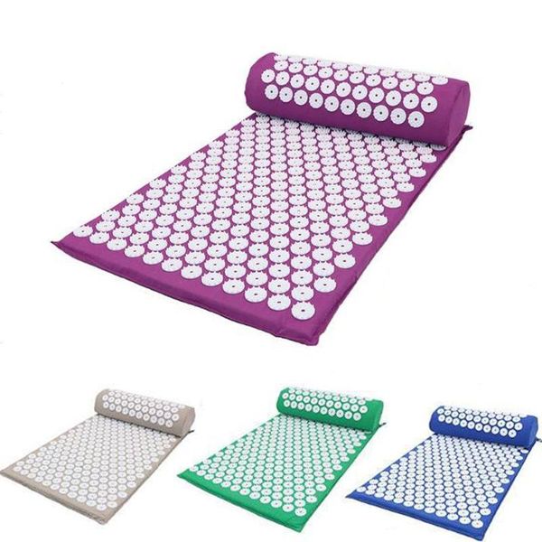 massager mat acupressure relieve stress massage yoga mats back body pain spike mat acupuncture massage yoga with pillow & bag
massager mat acupressure relieve stress massage yoga mats back body pain spike mat acupuncture massage yoga with pillow & bag
