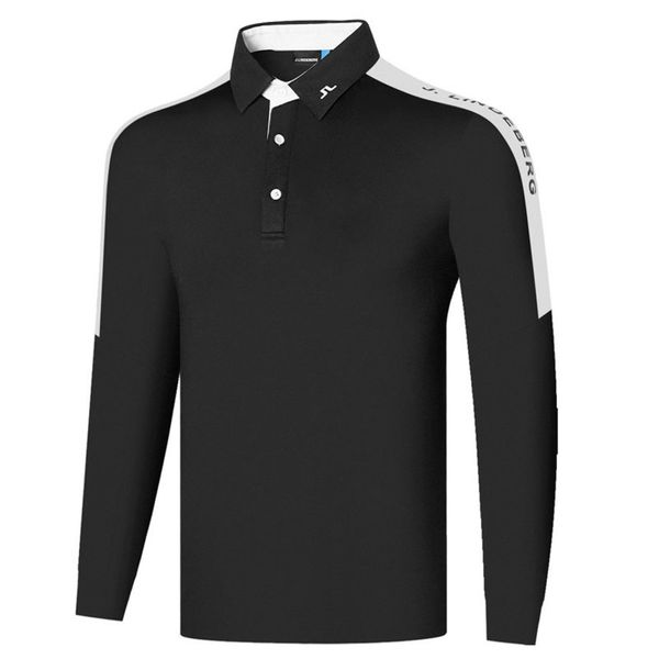 golf men's wear, long sve t-shirt, 4 colors, jl fabric, outdoor leisure sports polo, spring and autumn, White;black
golf men's wear, long sve t-shirt, 4 colors, jl fabric, outdoor leisure sports polo, spring and autumn, White;black