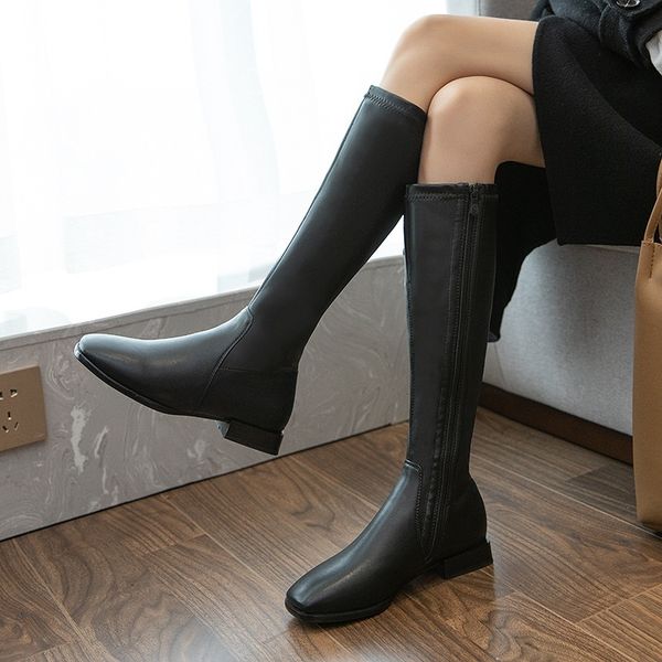 2021 new -autumn female black heels woman as a party girl knee high riding boots big 34-43 size nqf3
2021 new -autumn female black heels woman as a party girl knee high riding boots big 34-43 size nqf3
