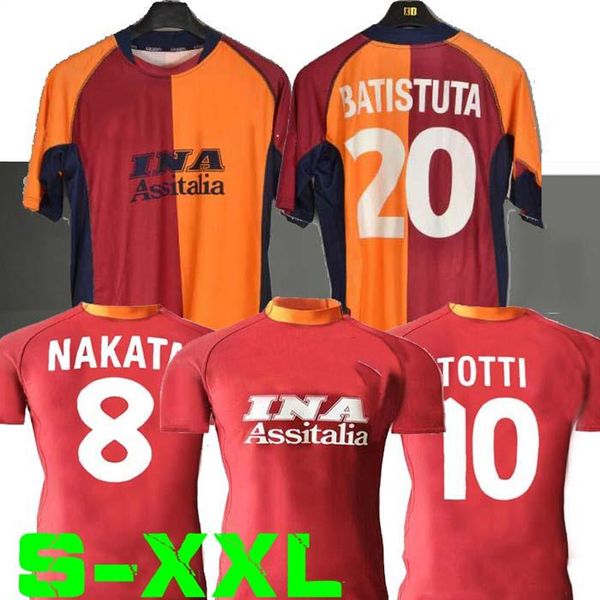 2000 2001 retro soccer jerseys 00 01 totti batistuta candela montella shirt classic commemorate collection 02 rome maglia da calcio, Black;yellow
2000 2001 retro soccer jerseys 00 01 totti batistuta candela montella shirt classic commemorate collection 02 rome maglia da calcio, Black;yellow