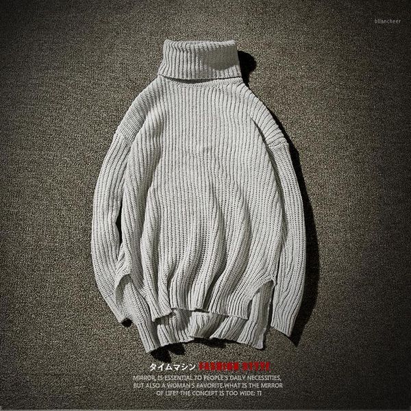 trend korean men's sweaters turtleneck for men loose plus size solid color stripes fashion casual comfortable pullover sweater1, White;black
trend korean men's sweaters turtleneck for men loose plus size solid color stripes fashion casual comfortable pullover sweater1, White;black