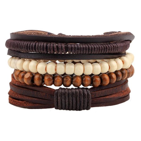 new style bracelet ornament multi-packaged combination bracelet handmade leather wooden beads beaded woven bracelet n qylpxy
new style bracelet ornament multi-packaged combination bracelet handmade leather wooden beads beaded woven bracelet n qylpxy
