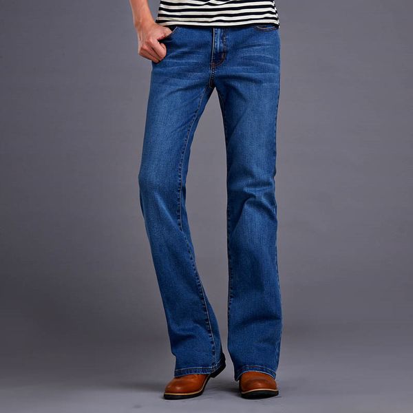 brem men's spring and autumn light denim micro flare pants korean version of the big skinny microhorn jeans w98e, Blue
brem men's spring and autumn light denim micro flare pants korean version of the big skinny microhorn jeans w98e, Blue