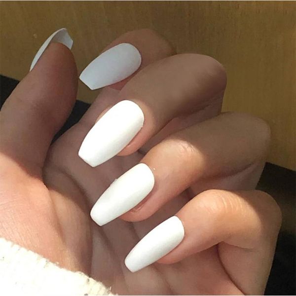 false nails 24 pcs/set fashion matte white frosting reusable fake long ultra thin coffin with adhesive tape glue sticker, Red;gold
false nails 24 pcs/set fashion matte white frosting reusable fake long ultra thin coffin with adhesive tape glue sticker, Red;gold