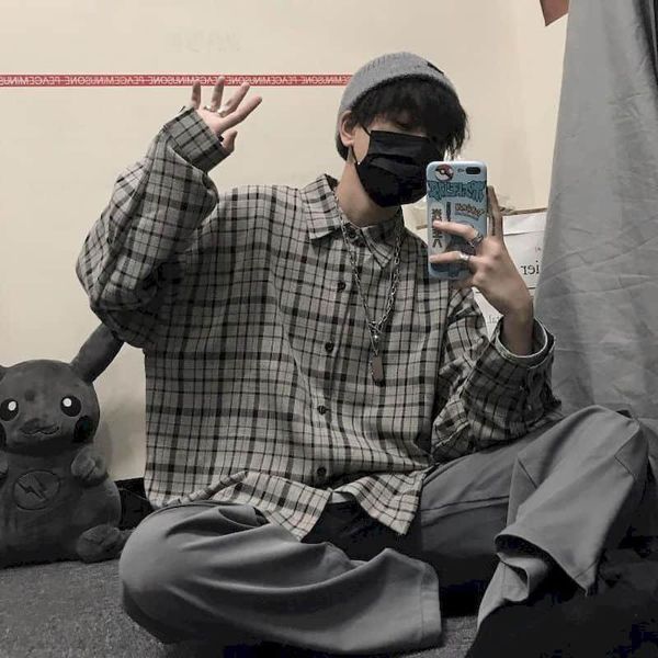spring men's plaid long-sleeved shirt korean version of the trend of harajuku shirt tide brand wild loose intellectual literary, White;black
spring men's plaid long-sleeved shirt korean version of the trend of harajuku shirt tide brand wild loose intellectual literary, White;black