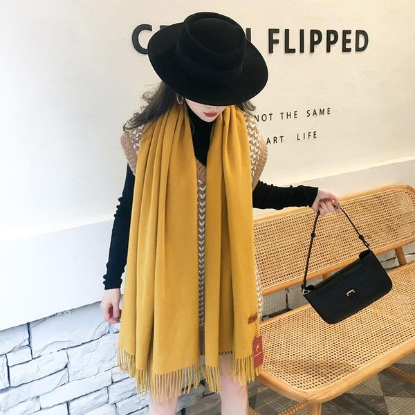 ladies bibs autumn and winter new warm women solid color scarf all-match christmas gift shawl fashion tassel echarpe femme cape, Blue;gray
ladies bibs autumn and winter new warm women solid color scarf all-match christmas gift shawl fashion tassel echarpe femme cape, Blue;gray
