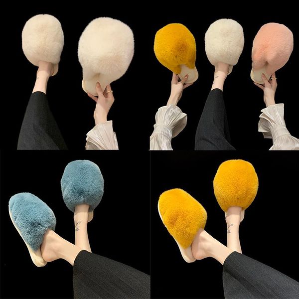 new arrival personality fashion plush slippers indoor fall winter womens indoor furry shoes round toe scuffs fur slippers, Black
new arrival personality fashion plush slippers indoor fall winter womens indoor furry shoes round toe scuffs fur slippers, Black