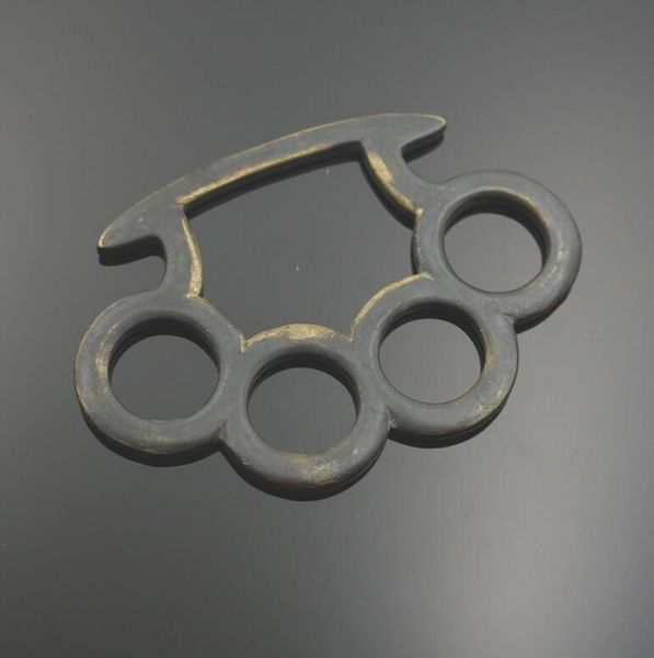 10pcs thin steel single finger buckle hand buckle finger tiger self-defense finger tiger broken window hand buckle hand brace punch16
