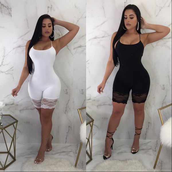 2018 jumpsuit women casual sleeveless bodycon romper solid jumpsuit skinny females lace side short trouser bodysuits, Black;white
2018 jumpsuit women casual sleeveless bodycon romper solid jumpsuit skinny females lace side short trouser bodysuits, Black;white