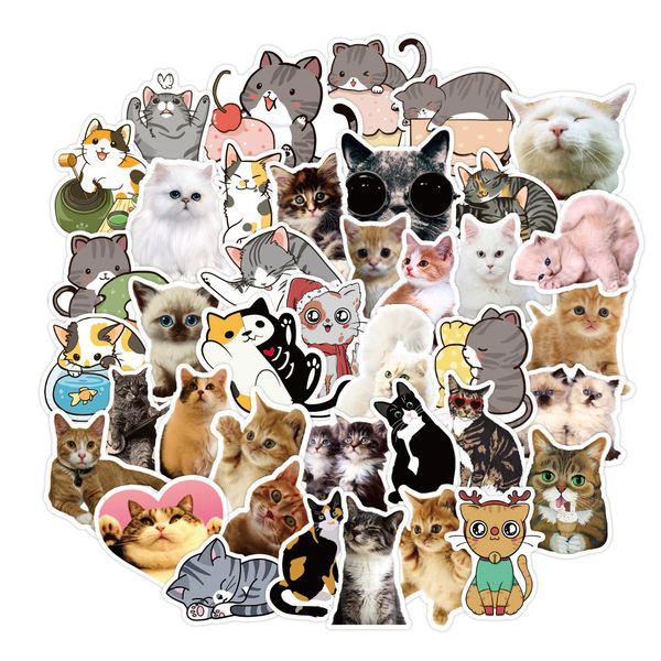 50pcs/set cute cat animal new small waterproof sticker for lapcase bike skateboard
50pcs/set cute cat animal new small waterproof sticker for lapcase bike skateboard