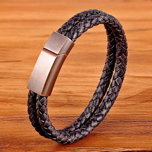 xqni popular men's leather bracelet vintage rose gold color combination stitching leather pop birthday gift promotional price sqckpe, Golden;silver
xqni popular men's leather bracelet vintage rose gold color combination stitching leather pop birthday gift promotional price sqckpe, Golden;silver