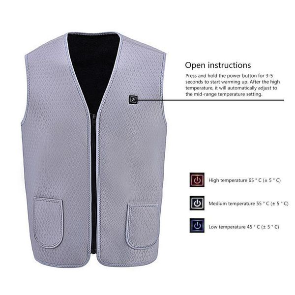 2020 men outdoor usb infrared heating vest jacket men women winter electric thermal clothing waistcoat for sports hiking, Gray;blue
2020 men outdoor usb infrared heating vest jacket men women winter electric thermal clothing waistcoat for sports hiking, Gray;blue