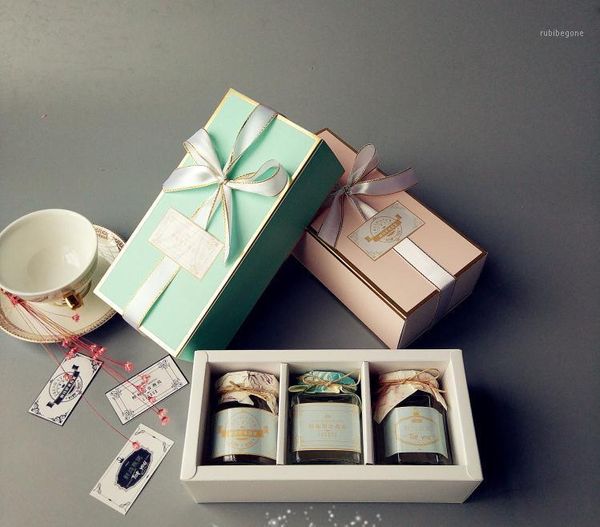 gift wrap pink blue kraft paper box for 3*100ml glass bottles jam/honey/sauce/pudding packaging drawer boxes sn29701
gift wrap pink blue kraft paper box for 3*100ml glass bottles jam/honey/sauce/pudding packaging drawer boxes sn29701