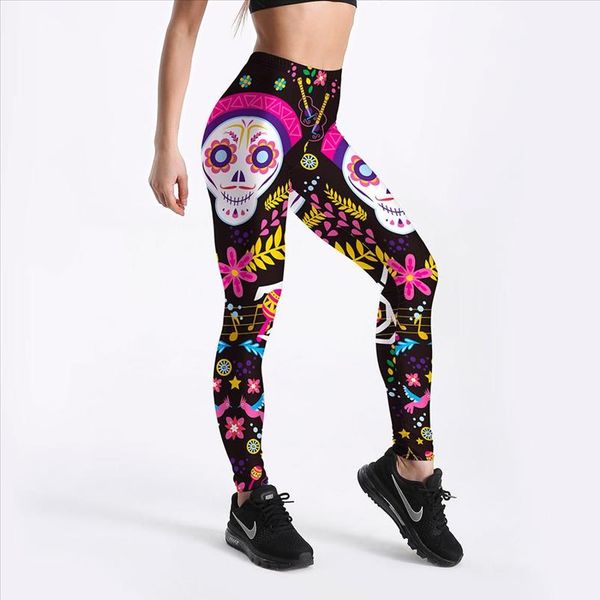 sportswear comic monkey skull women fitness workout fashion leggings digital print push up women elastic force legging, Black
sportswear comic monkey skull women fitness workout fashion leggings digital print push up women elastic force legging, Black