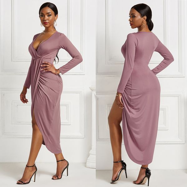 2021 new stretch women bathrobe summer long sleeve with thin v cleavage waist high color party dress p6yk, Black;gray
2021 new stretch women bathrobe summer long sleeve with thin v cleavage waist high color party dress p6yk, Black;gray