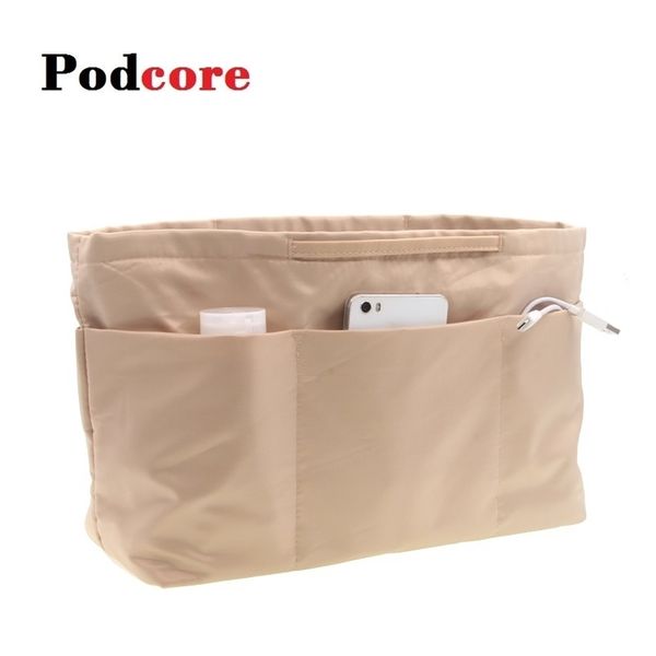 women handbag organizer insert pouch bag in bag organiser tidy travel cosmetic bag pocket brown purse organizer for handbag lj200917
women handbag organizer insert pouch bag in bag organiser tidy travel cosmetic bag pocket brown purse organizer for handbag lj200917