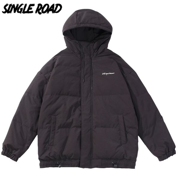 singleroad men's cotton padded jacket winter coat parka bombers solid windproof hip hop streetwear male jacket for men 201120, Black
singleroad men's cotton padded jacket winter coat parka bombers solid windproof hip hop streetwear male jacket for men 201120, Black